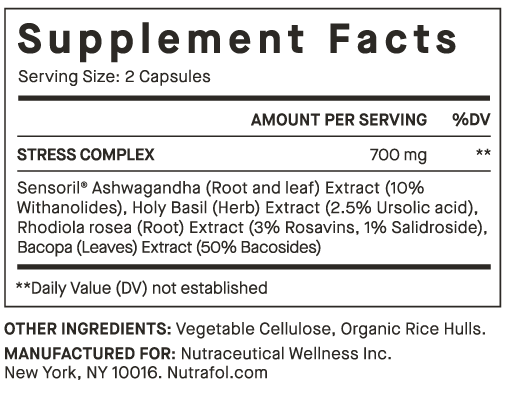 Nutrafol Stress Adaptogen MD Booster